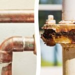 tubería de hierro y tubería de plomo